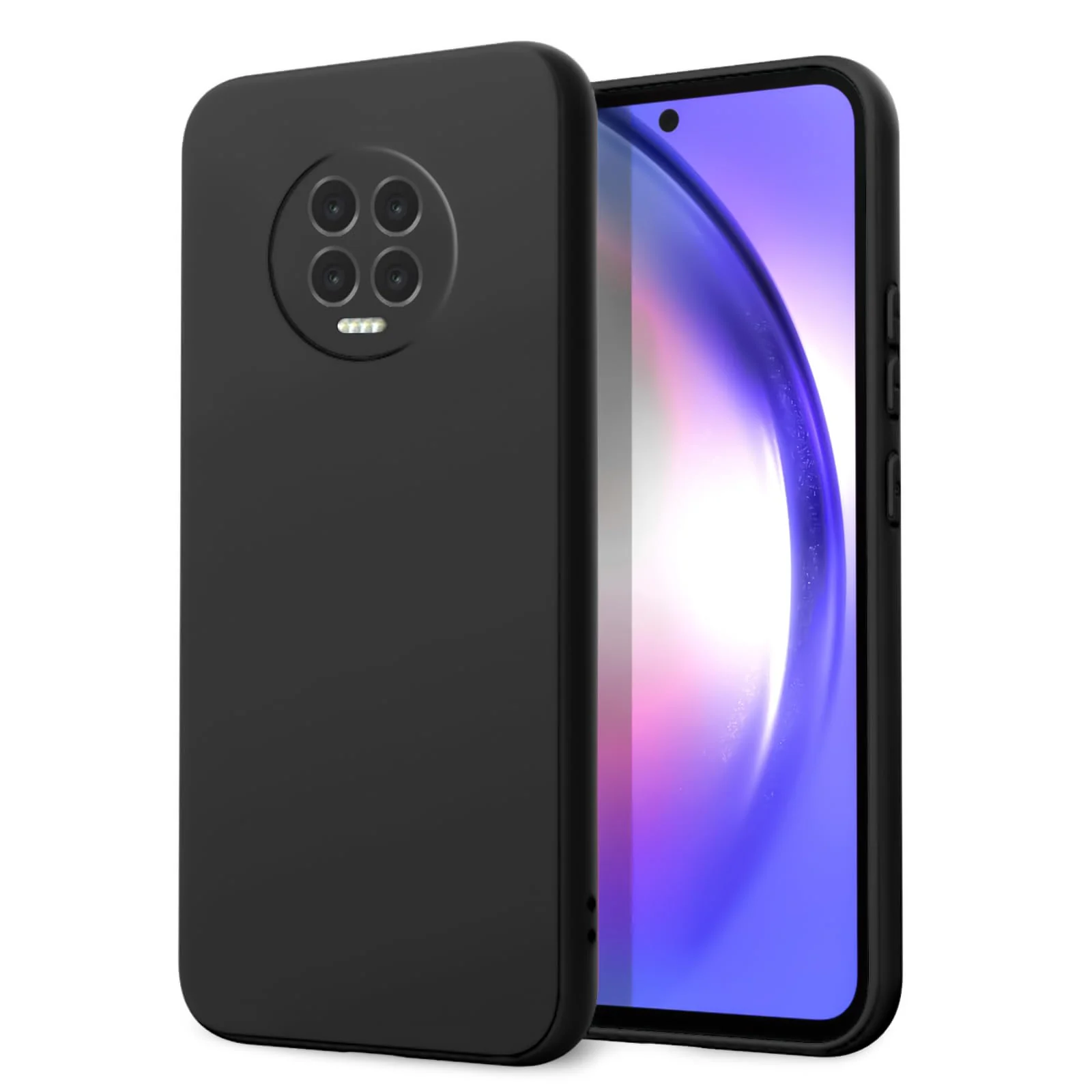 Dl3 Mobilak Infinix Note 7 Case,Soft Flexible Silicone Gel Rubber Bumper Cover,Slim Fit Full Body Shockproof Protective Phone Case (Light Purple)