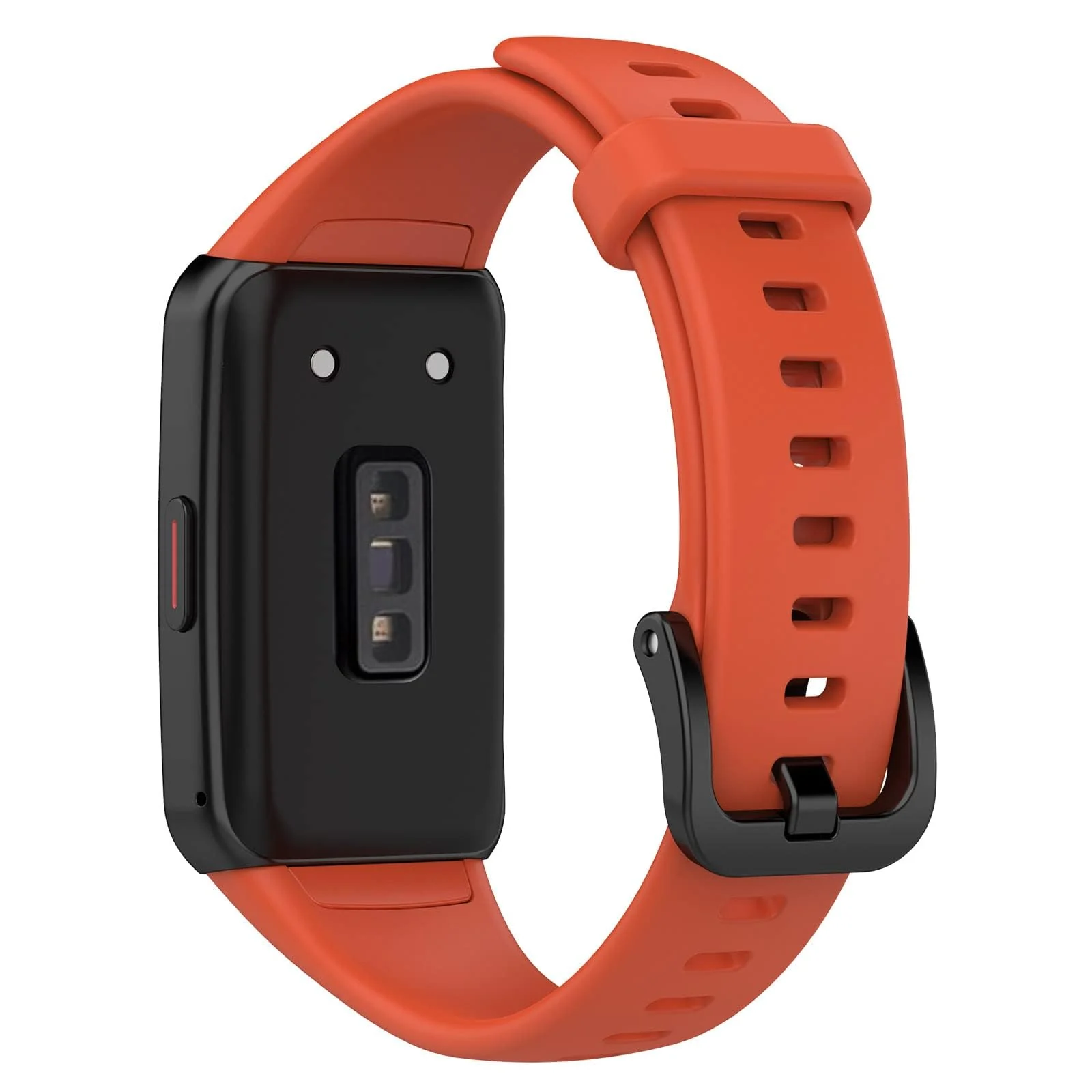 DL3 Mobilak Bracelet Compatible With Huawei Band 6/Honor Band 6/Band 6 Pro/Band 6 NFC Wristbands for Men Women, Silicone Strap, Waterproof Sports Replacement Straps - Orange