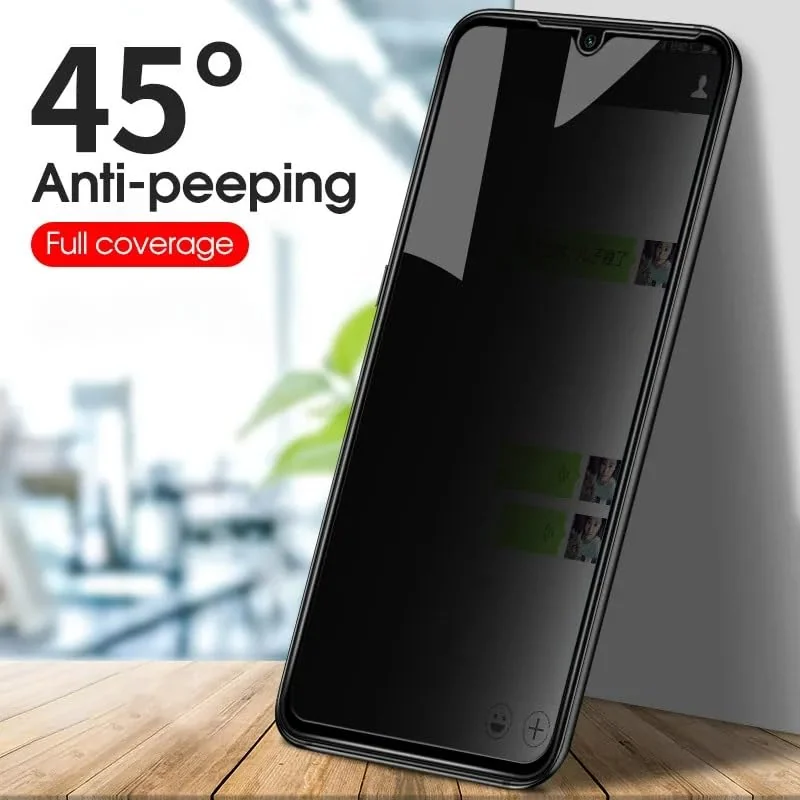 DL3 Mobilak Privacy Full Glass Screen Protector For vivo V27e - Black