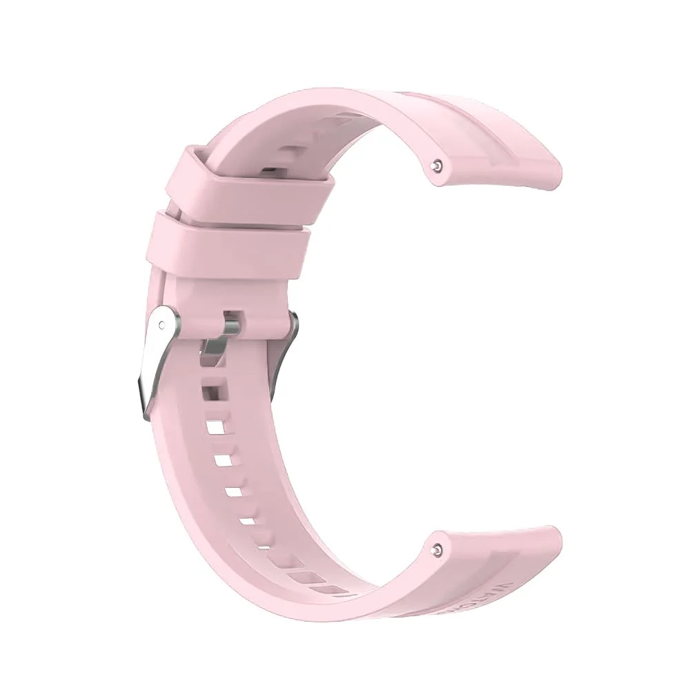 DL3 Mobilak Strap Silicone Band 22MM For Samsung galaxy watch 3 45mm /watch 46mm/Gear S3/Huawei watch GT3 46MM/GT2E/GT 46mm/GT2 Pro/GT2 46MM/honor Magic Watch2 46mm/Amazfit GTR4/GTR3/2/2e - Pink