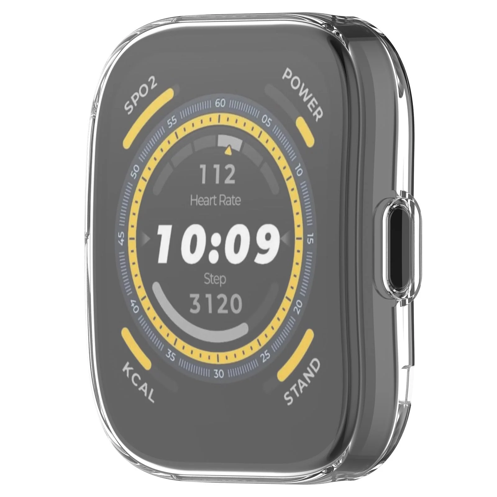 DL3 Mobilak Case Compatible with Amazfit Bip 5 (A2215) All-Around with Built-in Screen Protector Watch Soft TPU Shockproof Cover Slim Guard Thin Bumper Shell Protector for Amazfit Bip 5 - Clear
