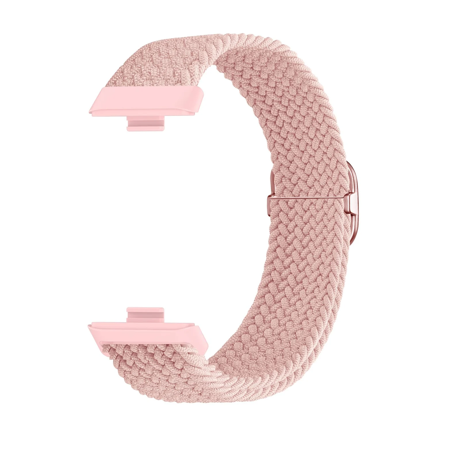 DL3 Mobilak Replacecment Band Compatible with Huawei Watch Fit 3 for Women Men, Adjustable Braided Bands Straps Elastics Sport Wristband Nylon Band for Huawei Watch Fit 3 Strap - Pink