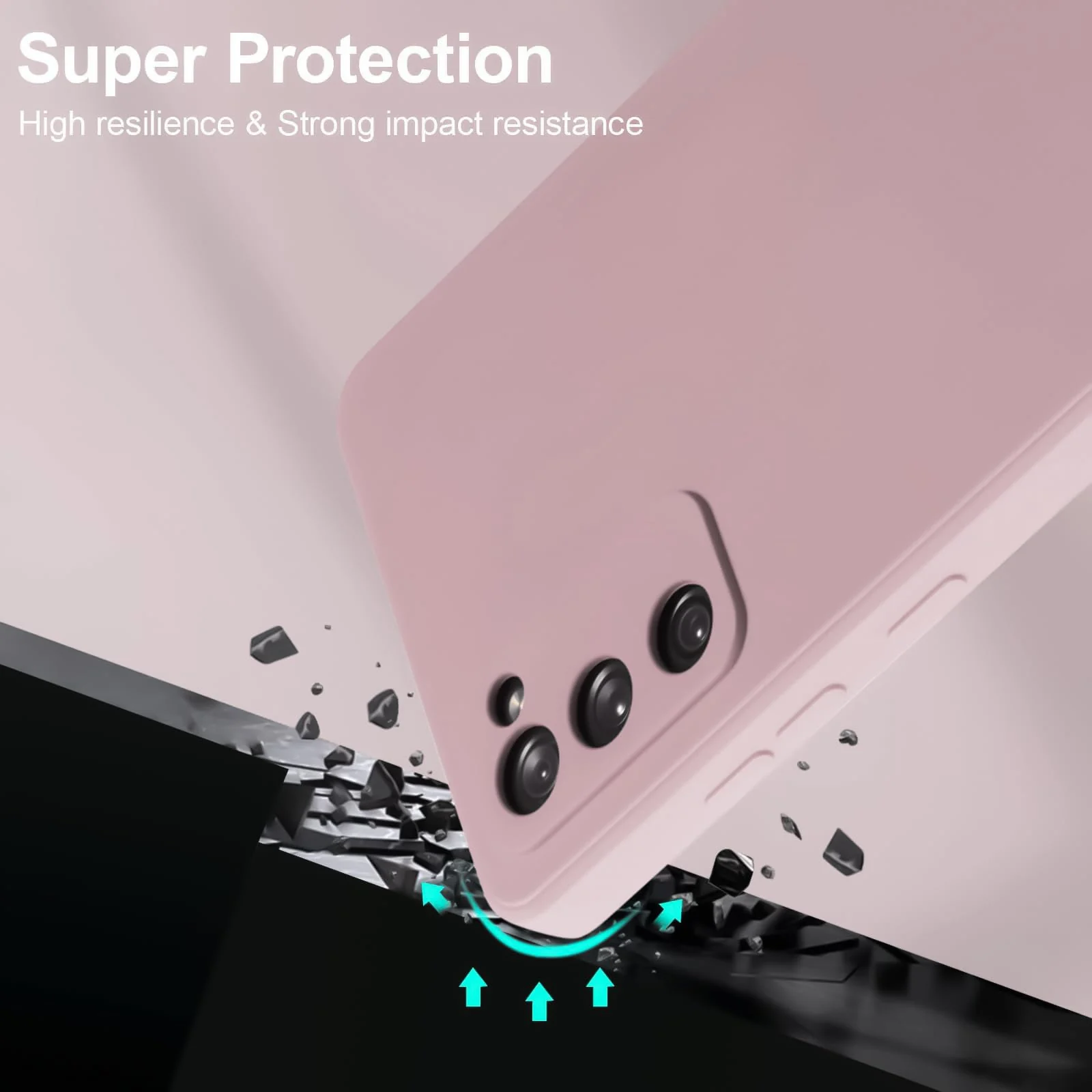 DL3 Mobilak Liquid Silicone Case for Samsung Galaxy S20 FE, Not compatible with MagSafe, Supports wireless charging, Camera protection - Cashmere