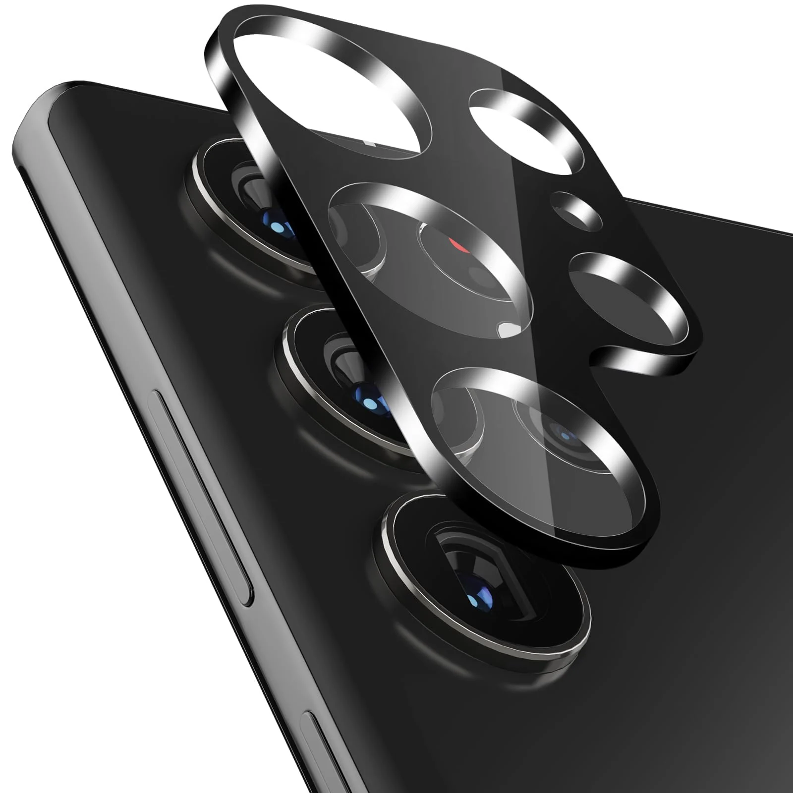 DL3 Mobilak Samsung Galaxy S24 Ultra Camera Lens Protector Tempered Glass Screen Protector HD [Full Coverage][Anti-Scratch] Drop Protection Ultra Clear/Thin Lens Protector Case - Black