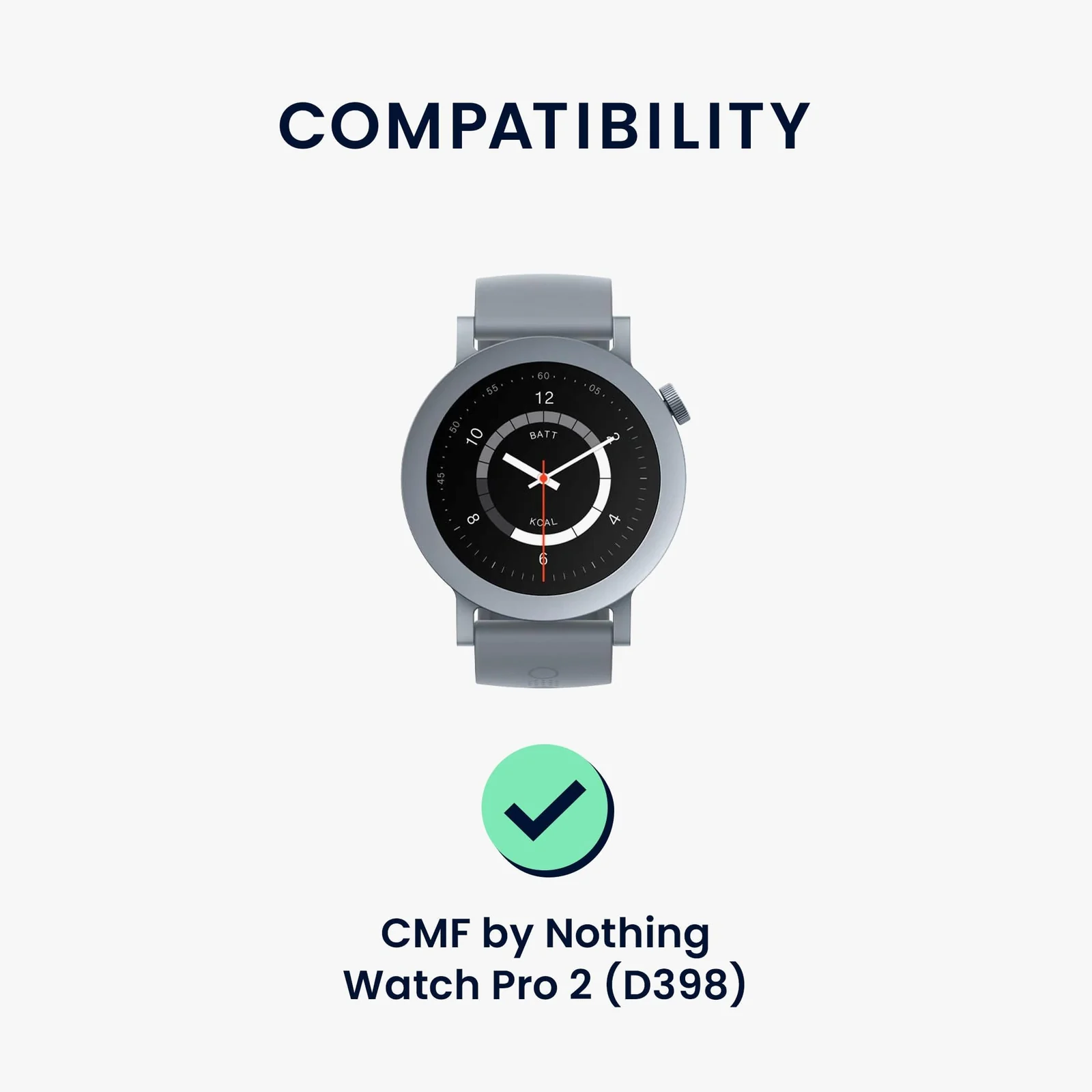 DL3 Mobilak Screen Protector For CMF by Nothing Watch Pro 2, 3D Curved Soft Edge Protective Film [Anti-Scratch] [Bubble Free] [Ultra Shatterproof] [High Sensitive] (Not Glass) - Black