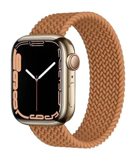 Medium — DL3 Mobilak Braided Solo Loop Band For Apple Watch Band 49mm 45mm 44mm 42mm, Replacement Wristband Nylon Strap for iWatch Series SE 9/8/7/6/5/4/3/2/1/Ultra/Ultra 2 (Medium)