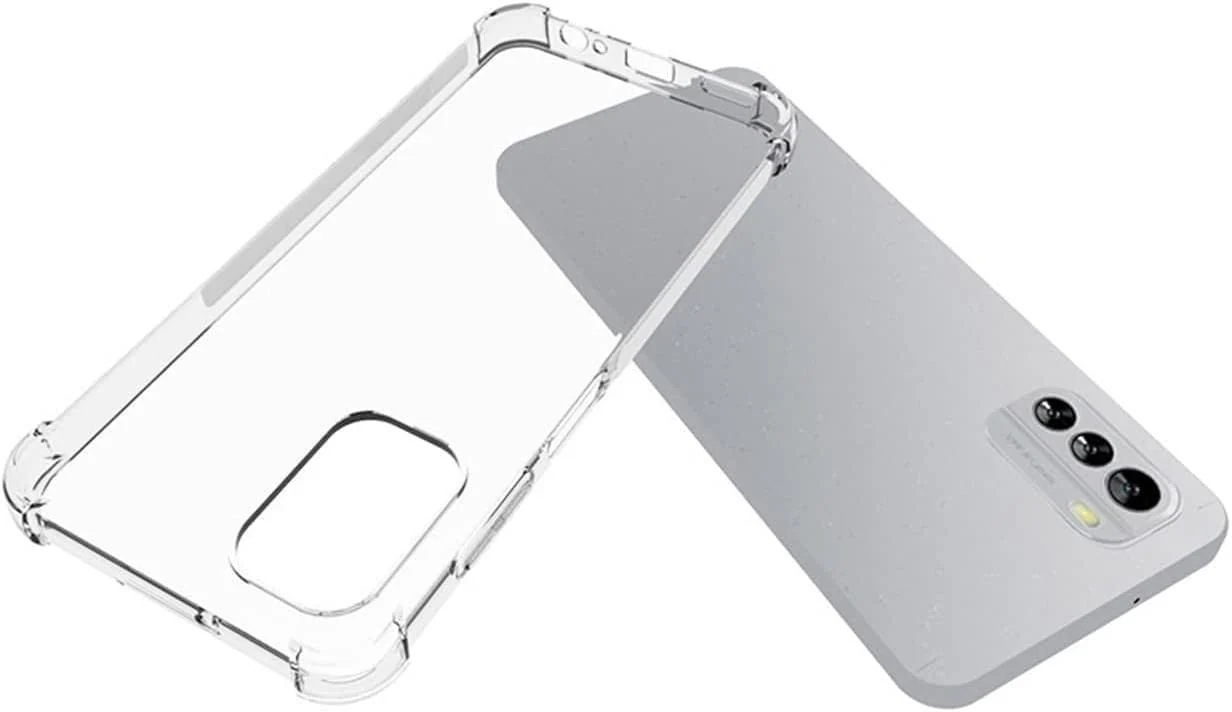 DL3 Mobilak Case Compatible with Nokia G60 5G, Cover Silicone TPU Gorilla Anti-shock Protector Camera Shockproof Corners - Clear