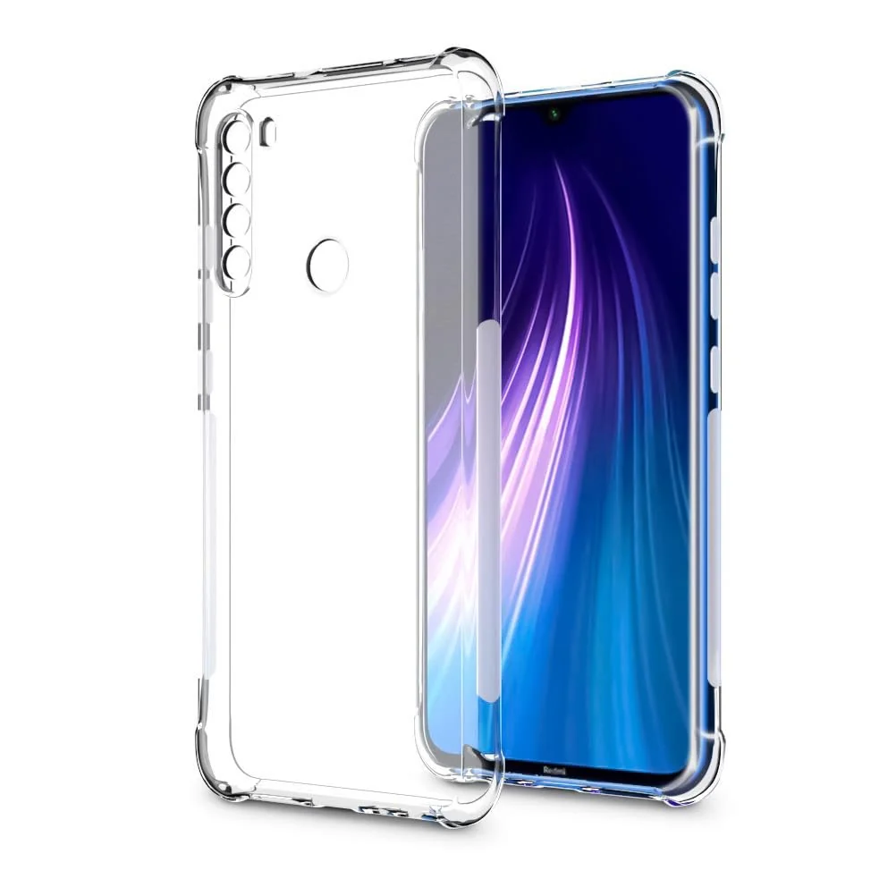 DL3 Mobilak Case Compatible with realme 5 Pro, Cover Silicone Transparent TPU Gorilla Anti-shock Protector Camera Shockproof Corners - Clear