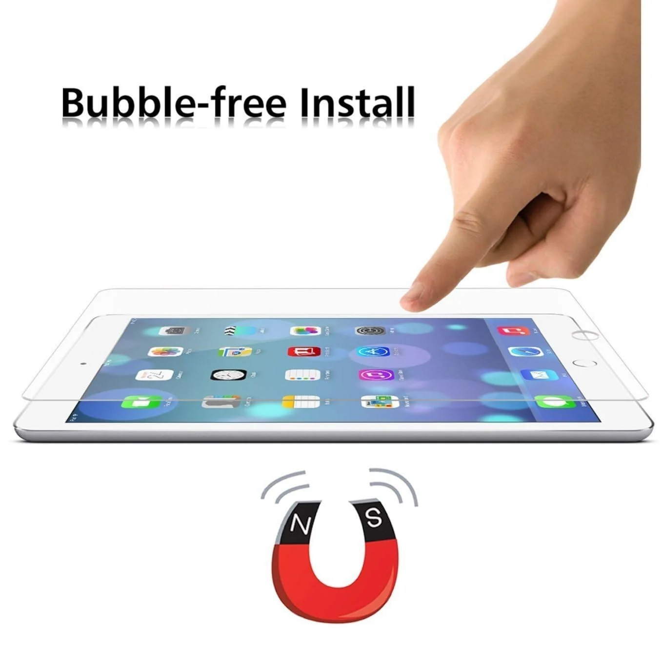 DL3 Mobilak Screen Protector For iPad Mini 1/2/3 / iPad Mini 1st/2nd/3rd Generation 7.9 inch Tempered Glass Film [HD Crystal ] [Easy Installation] [Scratch Resistant] [9H Hardness] - Clear