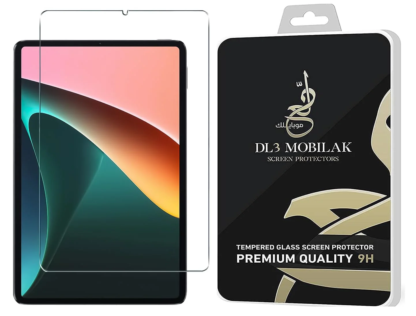 DL3 Mobilak Screen Protector For Xiaomi Pad 5 / Xiaomi Mi Pad 5 Pro 11 inch Tablet Tempered Glass Film [HD Crystal ] [Easy Installation] [Scratch Resistant] [9H Hardness] - Clear