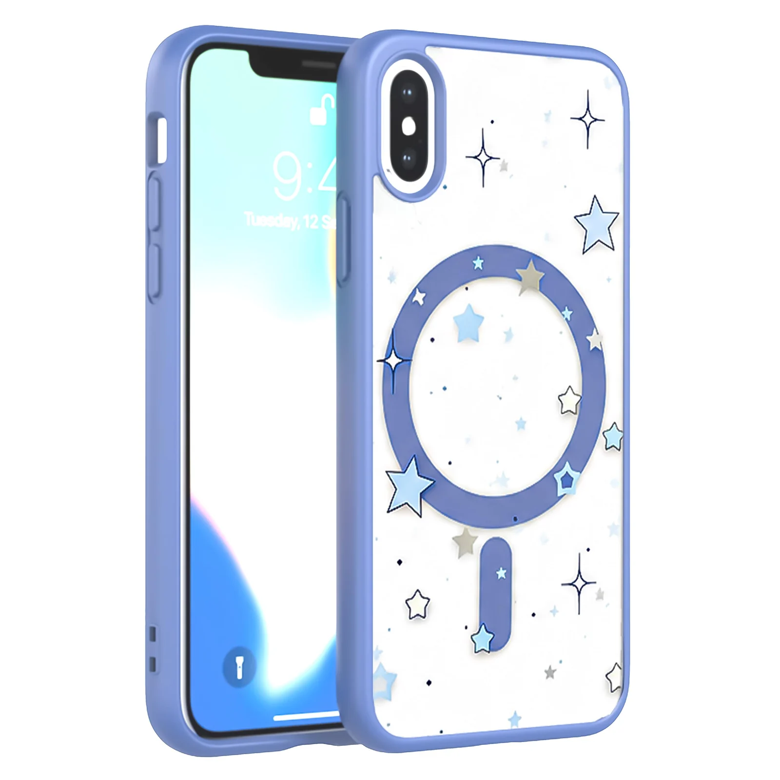 iPhone X / iphone XS — DL3 MOBILAK Clear Three-Layer Protective Phone Case for Apple iPhone X and iPhone XS