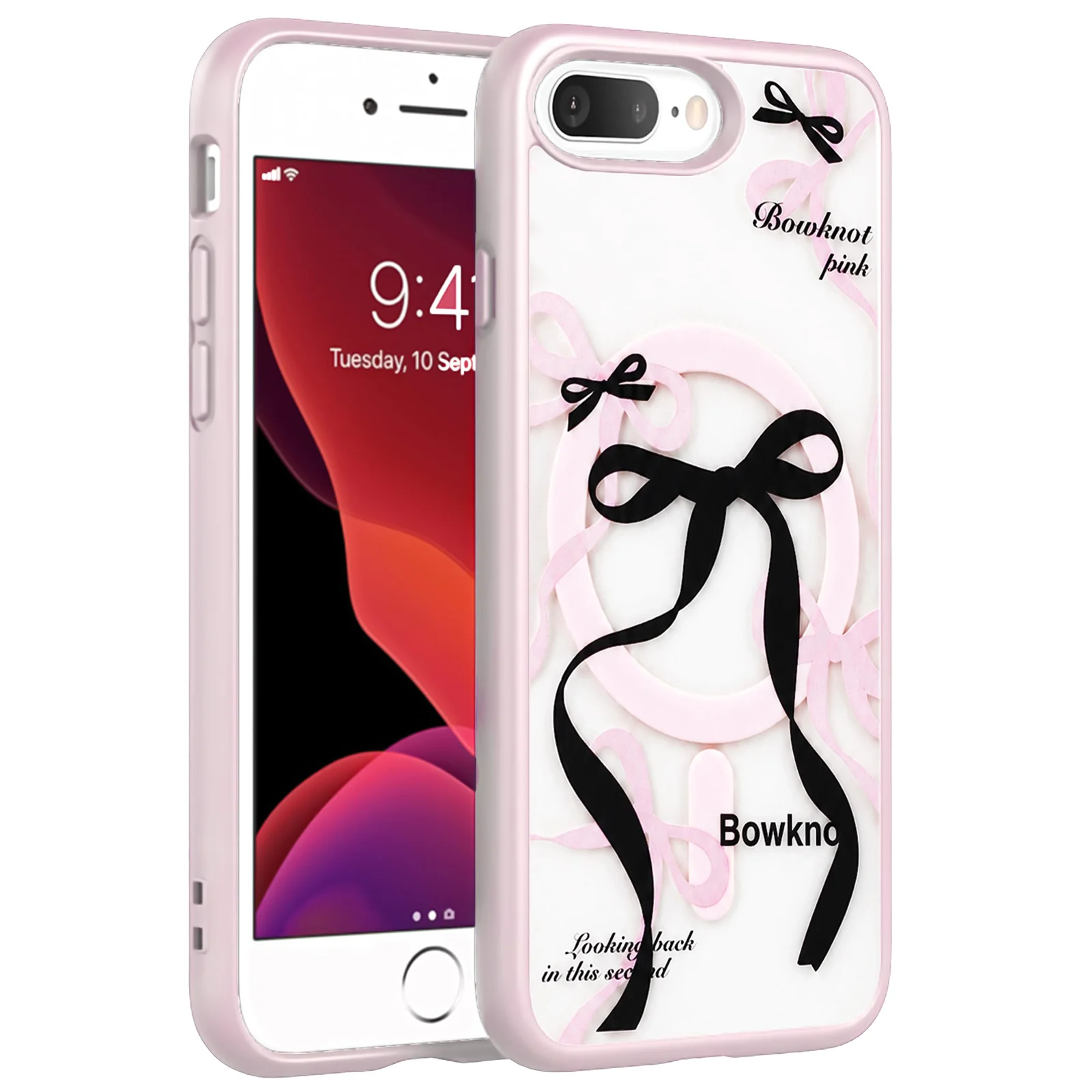 iPhone 7 Plus / iPhone 8 Plus — DL3 MOBILAK Clear Three-Layer Protective Phone Case for Apple iPhone 7 Plus and iPhone 8 Plus