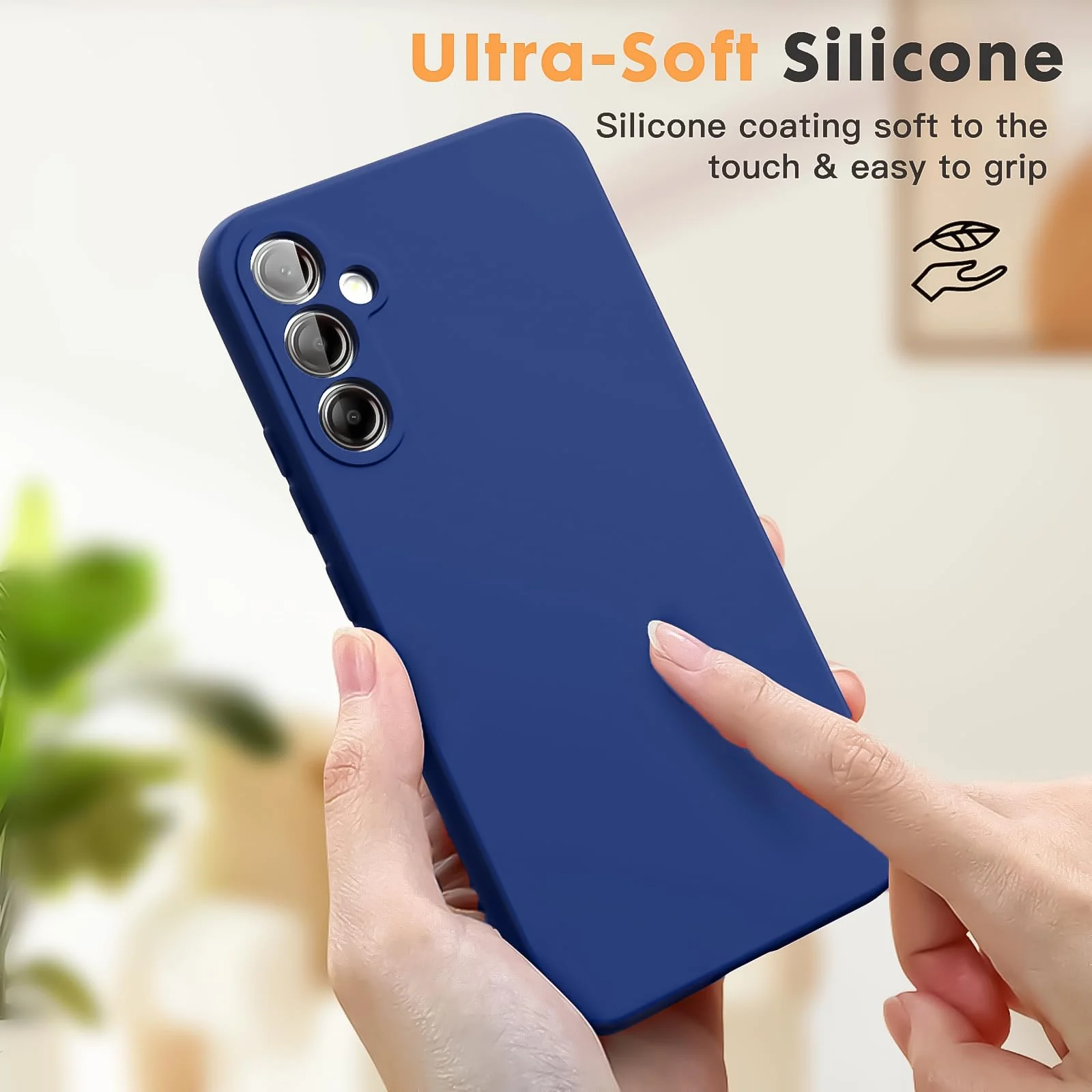 DL3 Mobilak Soft Silicone Gel Bumper Case for Samsung Galaxy A24 4G - Blue 2