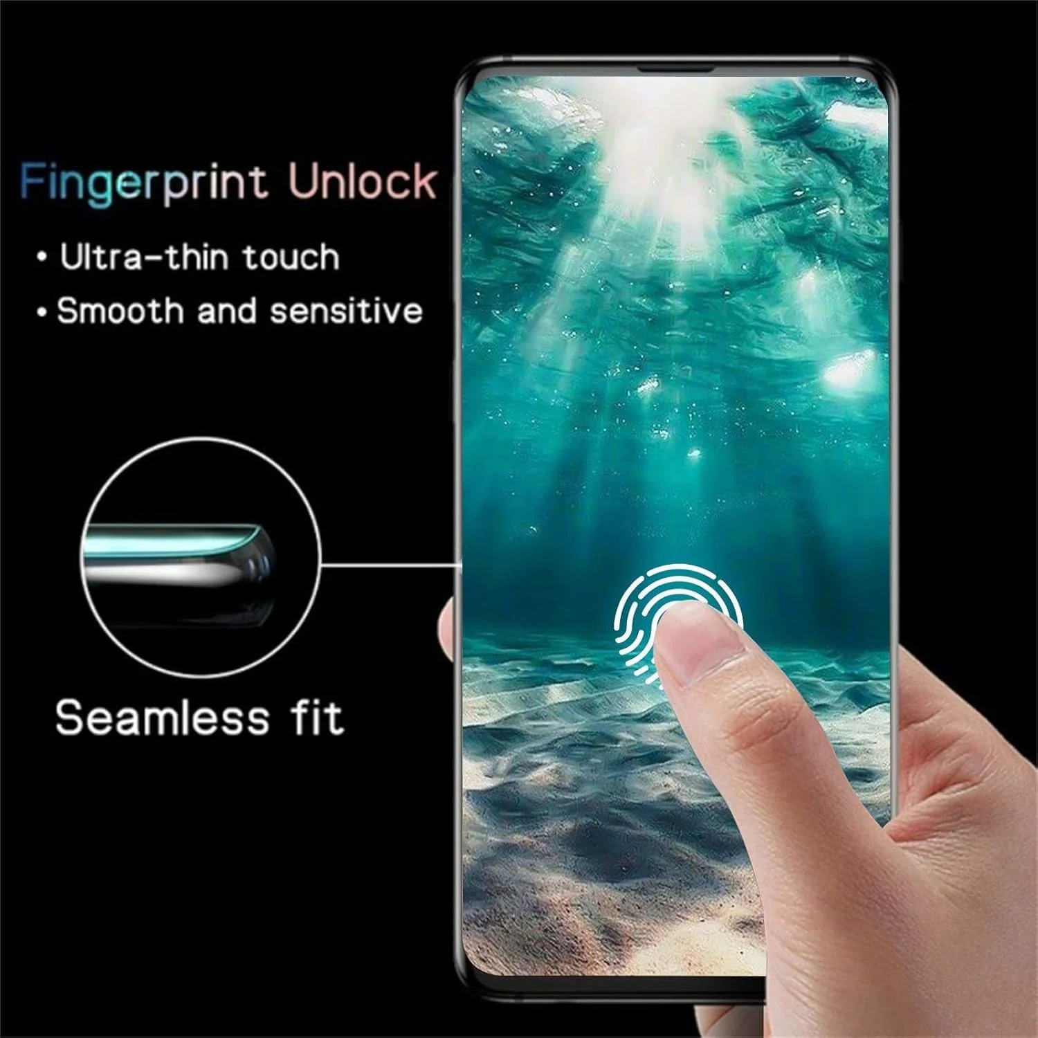 DL3 Mobilak Screen Protector for Samsung Galaxy S21 Ultra, Tempered Glass Screen Saver Premium HD Protective, Scratch Resistant, NO-Bubble, 9H Hardness, Full Coverage Film - Clear