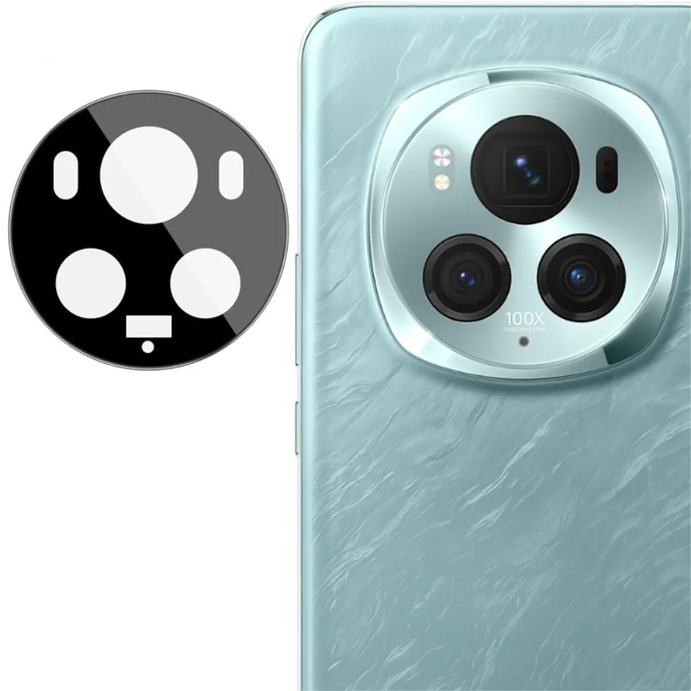 DL3 Mobilak Honor Magic 6 Pro Camera Lens Protector Tempered Glass Screen Protector HD [Full Coverage][Anti-Scratch] Drop Protection Ultra Clear/Thin Lens Protector Case - Black