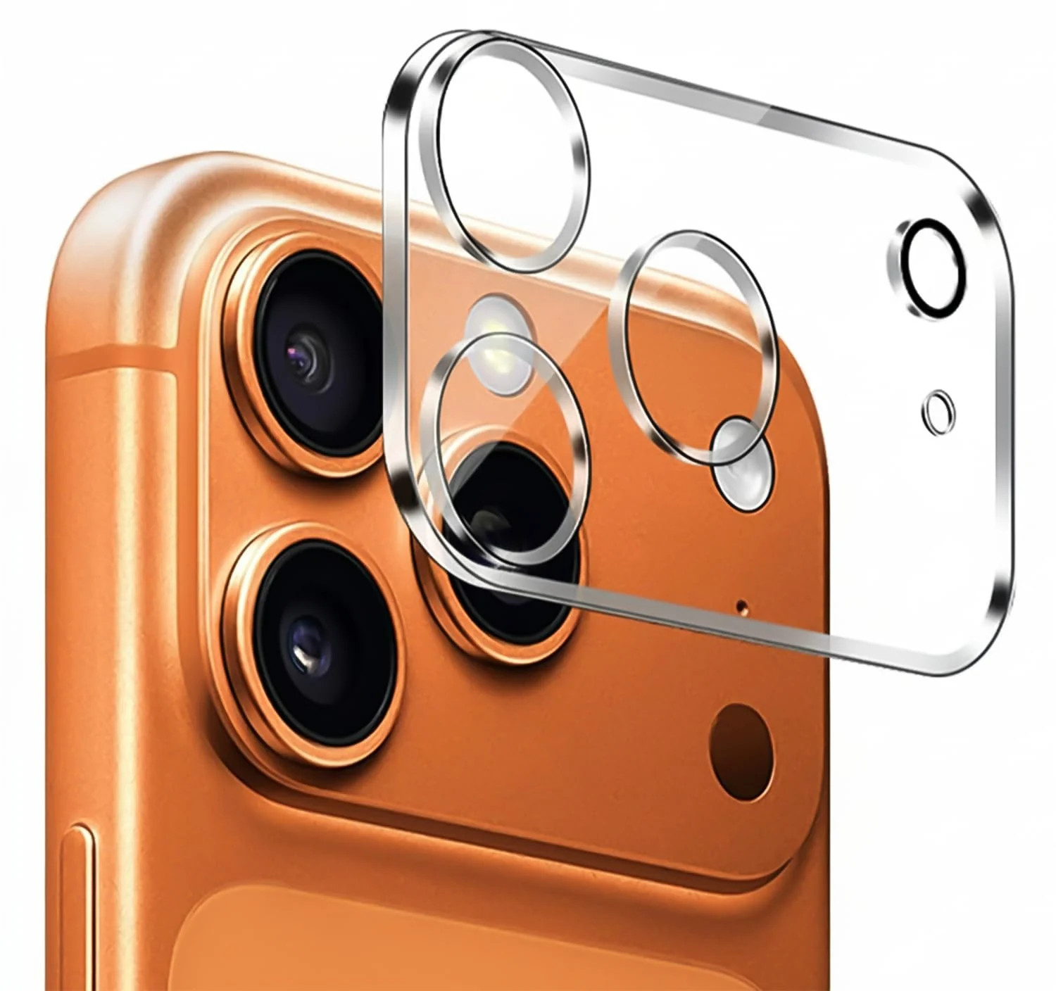 DL3 Mobilak for iPhone 17 Pro 6.3-Inch Camera Lens Protector - Ultra HD Tempered Glass Camera Len Protection Cover [Case Friendly] [Scratch-Resistant] [Night Shooting Mode]