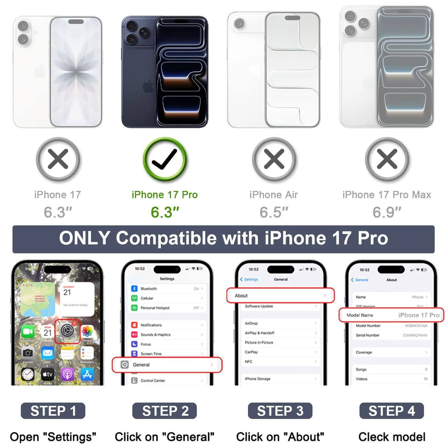 DL3 Mobilak For iPhone 17 Pro Magnetic Case, Compatible with MagSafe, Built-in Camera Lens Protector, Luxury Plating Soft TPU Clear Shockproof Slim Thin Cover - Silver Matte