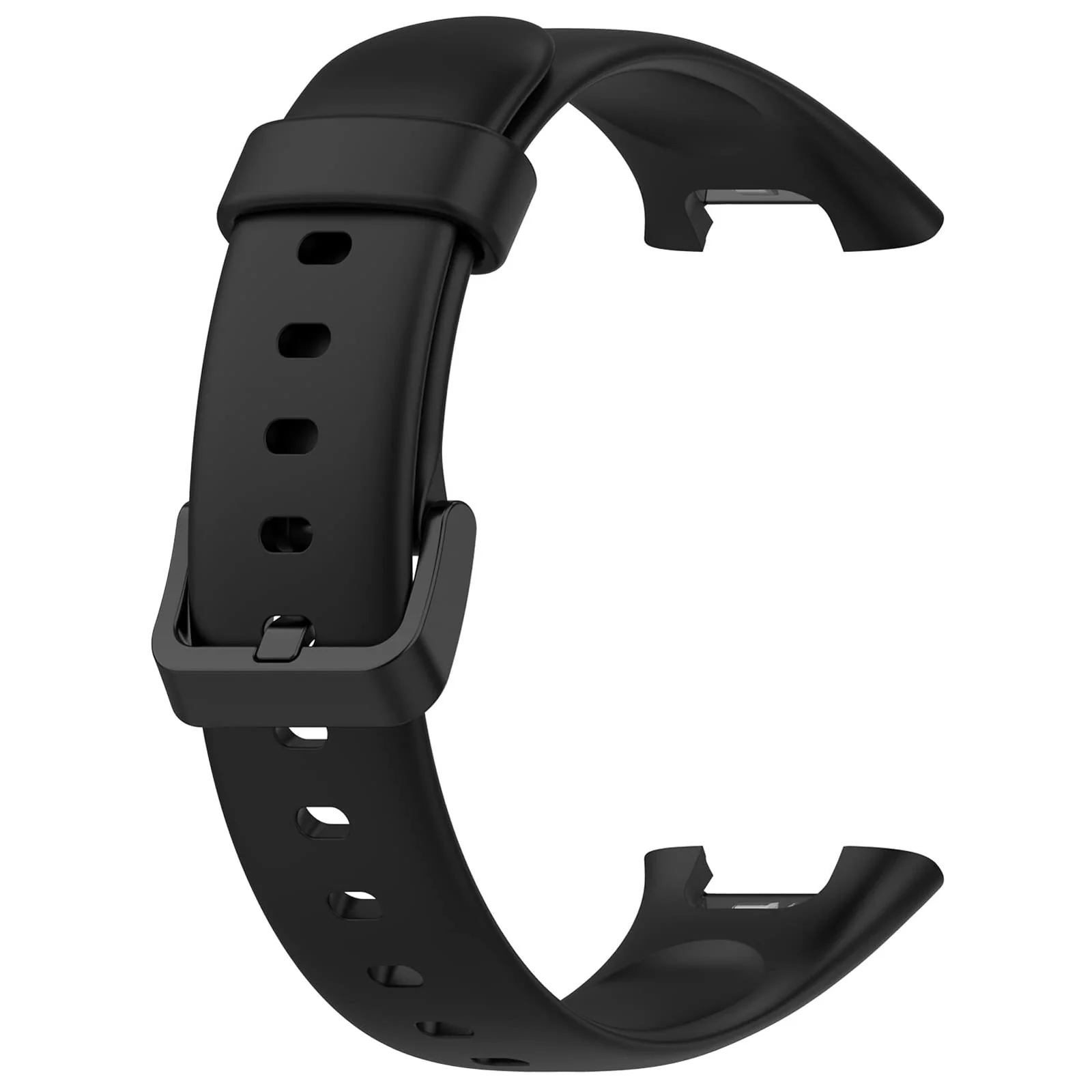 DL3 Mobilak Bands Compatible with Xiaomi Mi Band 7 Pro Watch Replacement Soft Durable Colourful Silicone Watch Band Sports Strap Wristband for Mi Band 7 Pro Smartwatch Accessories - Black