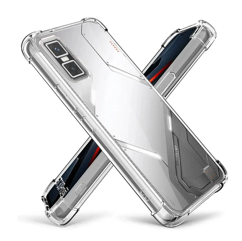 DL3 Mobilak Case Compatible with Infinix GT 30 Pro, Cover SiliconeTransparent TPU Gorilla Anti-shock Protector Camera Shockproof Corners - Clear