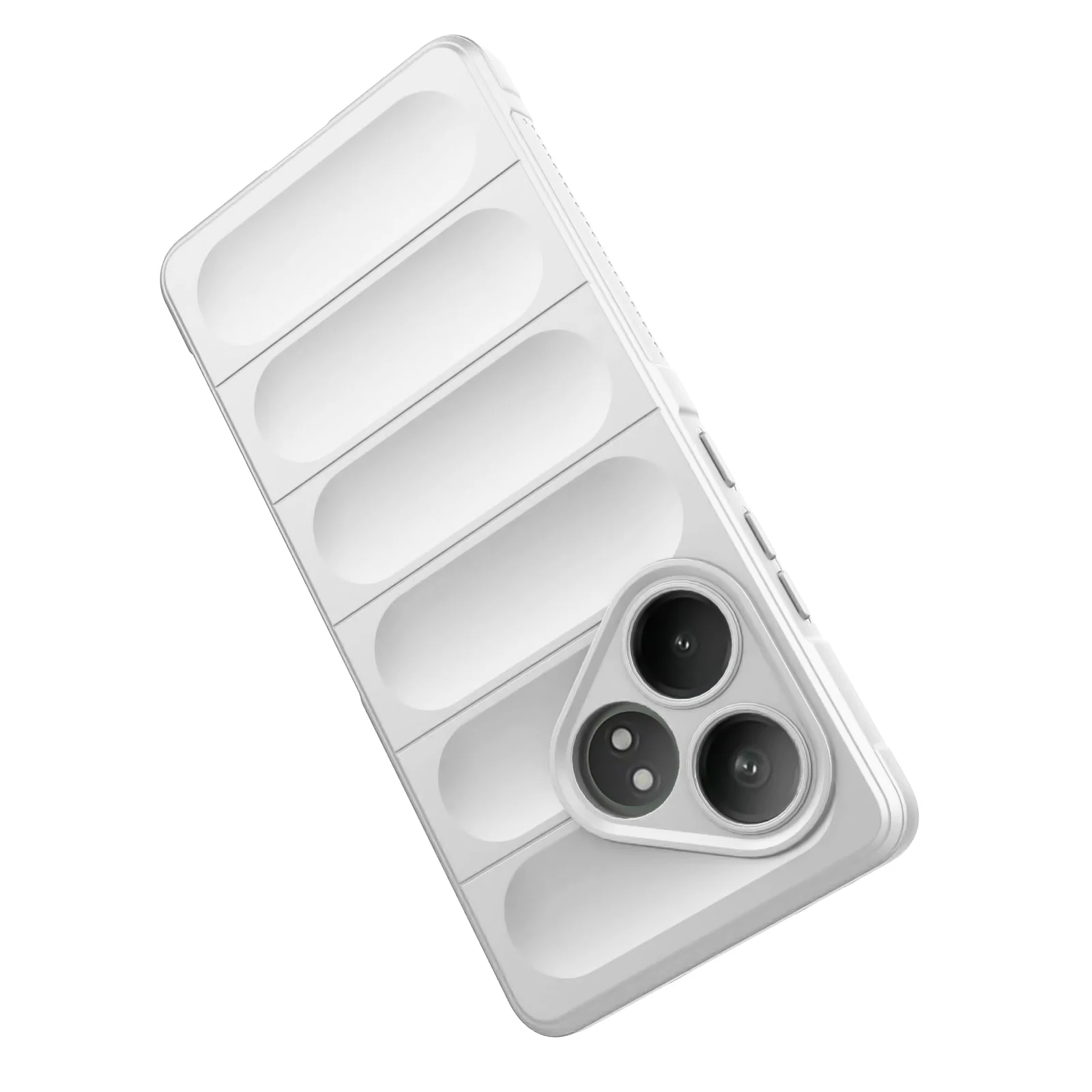 DL3 Mobilak Flexible Silicone and TPU Protective Case with Camera Protection for realme GT6 / GT Neo6 / GT Neo 6 SE / GT 6T - White