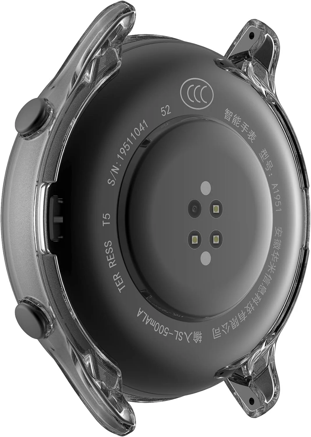 DL3 Mobilak Case Compatible with Amazfit GTR 2 & GTR 2e Case All-Around Screen Protector Watch Soft TPU Shockproof Cover Slim Guard Thin Bumper Shell Protector - Clear