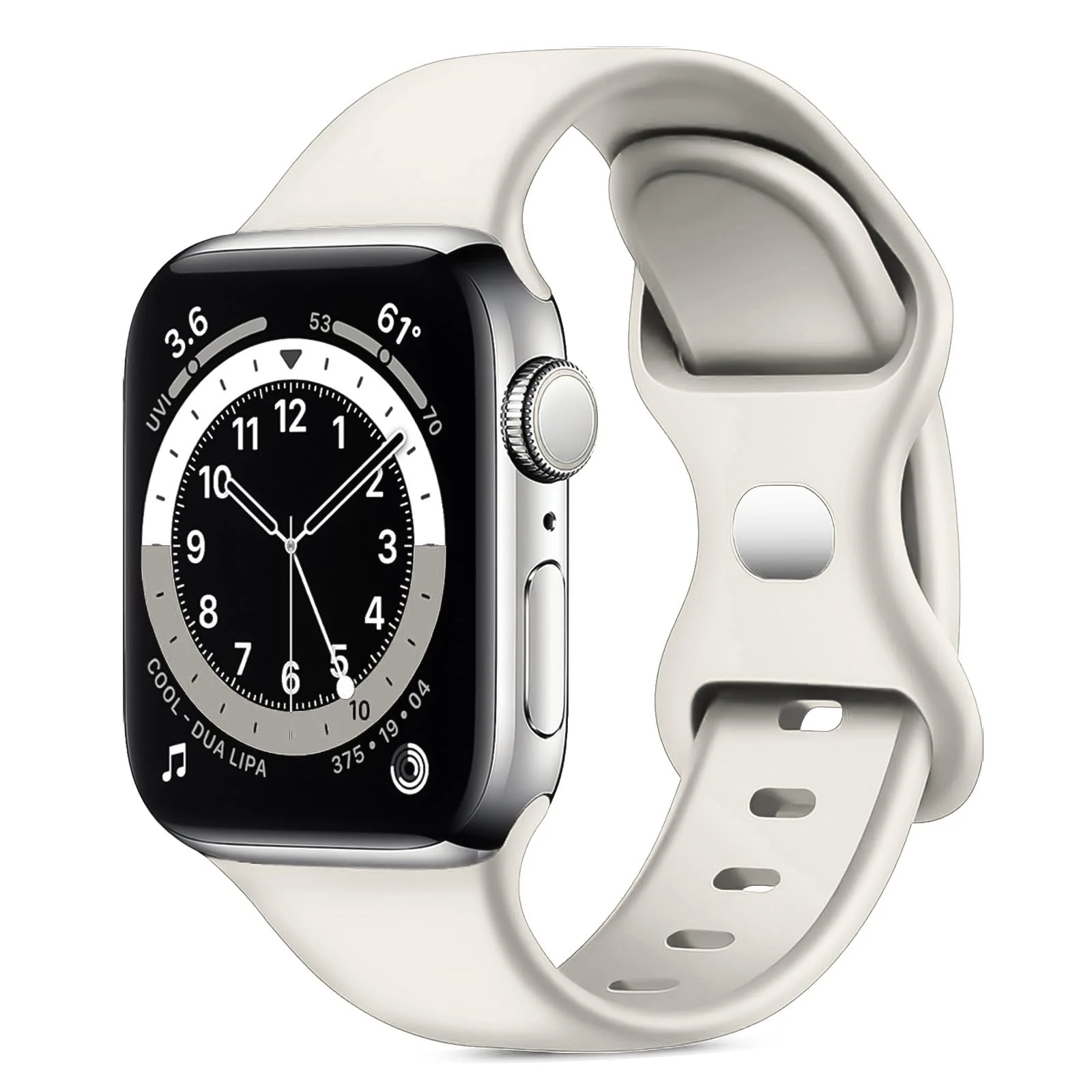 42MM/44MM/45MM/49MM — DL3 Mobilak Bands Compatible with Apple Watch Ultra 49mm 45mm 44mm 42mm 41mm 40mm 38mm, Replacement Soft Silicone Strap for iWatch Ultra 2 Series 9/8/7/6/5/4/3/2/1 (42MM/44MM/45MM/49MM)