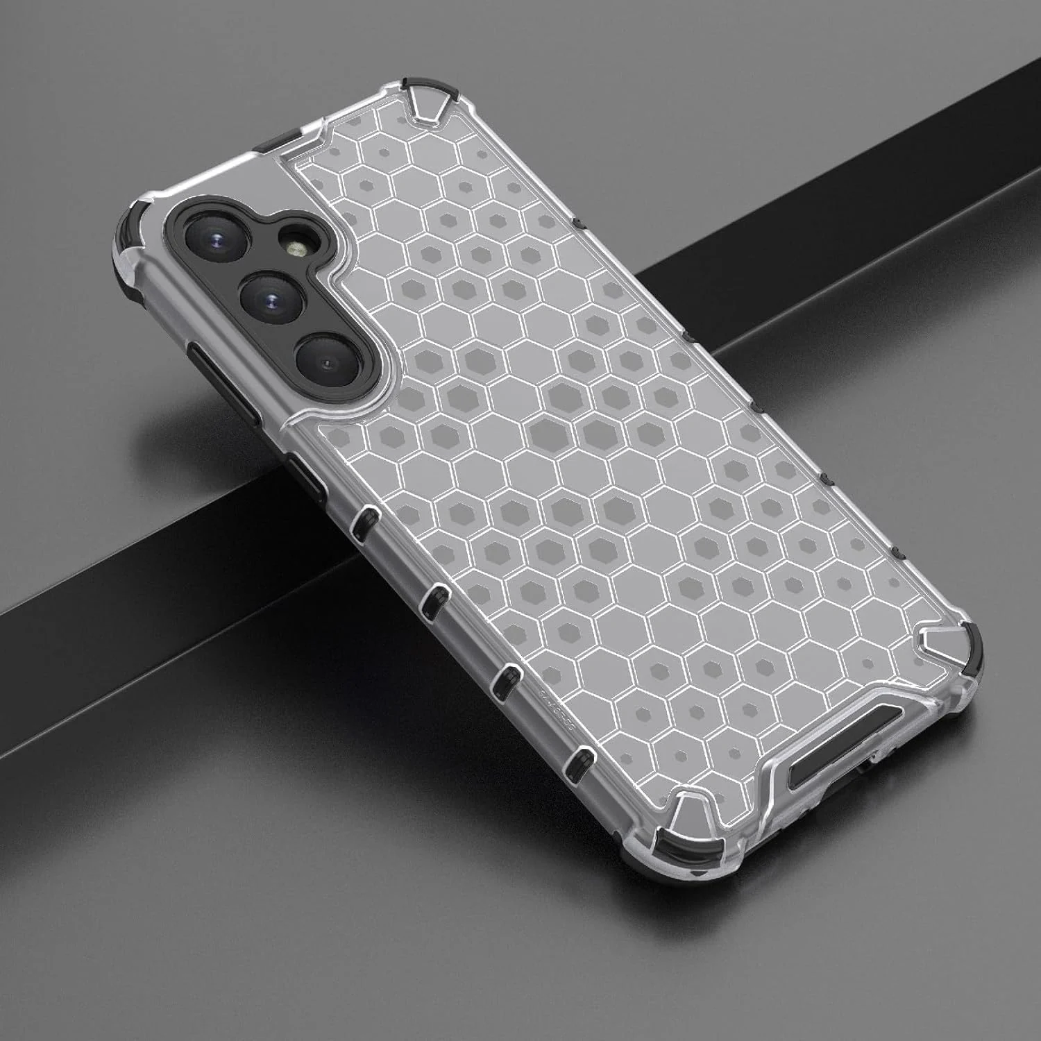 DL3 Mobilak Clear PC and TPU Protective Case for Samsung Galaxy A05S with Shockproof Design - Clear