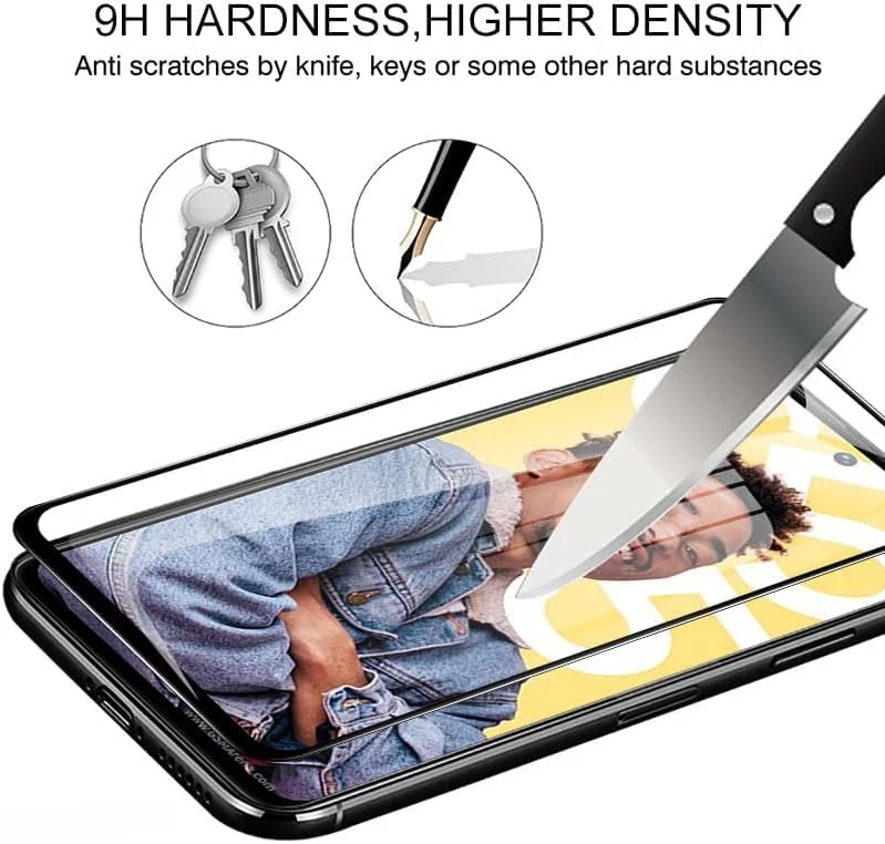 DL3 Mobilak 5D Full Glass Screen Protector For Xiaomi Redmi Note 10 Pro/Note 10 Pro Max 5D Black Frame - Clear