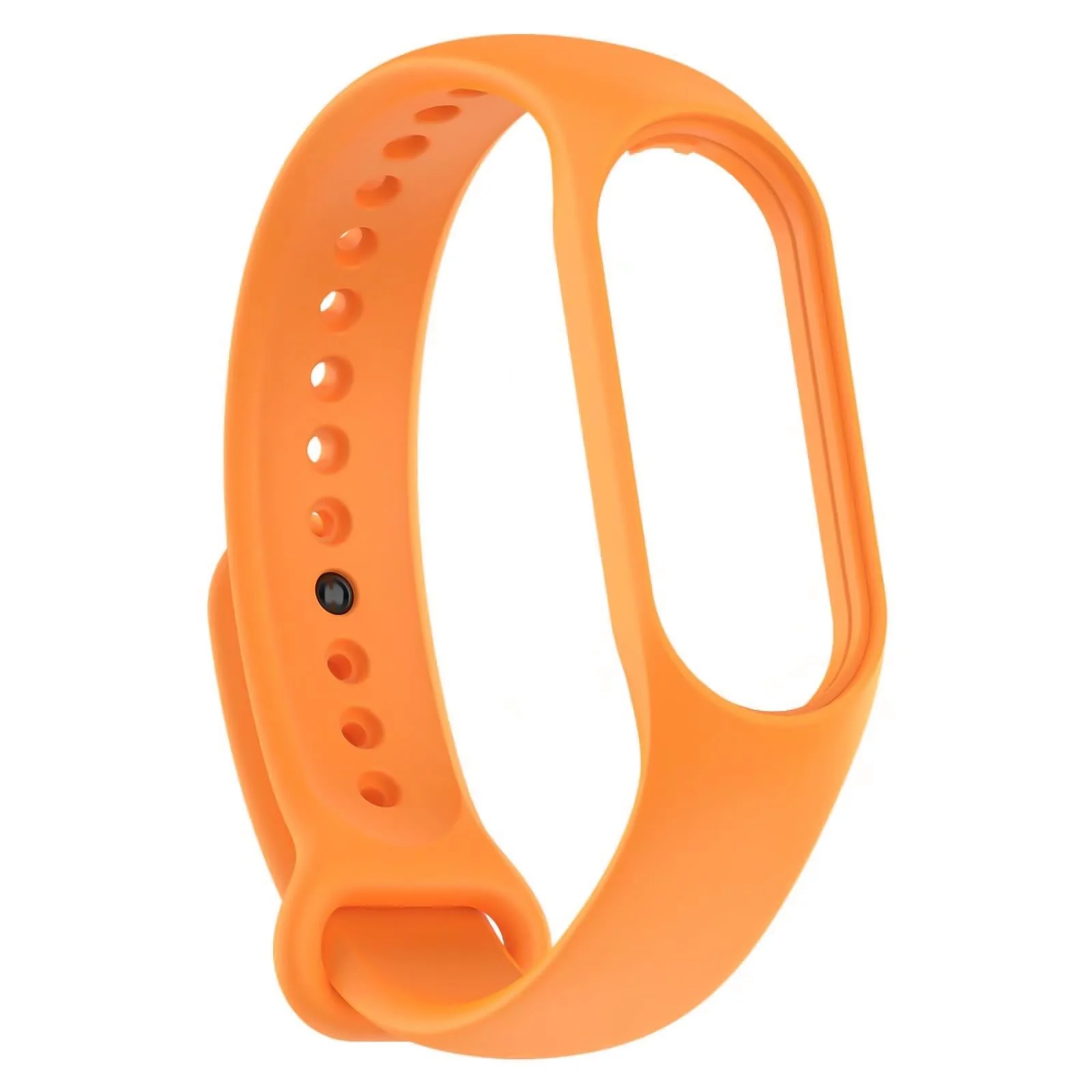 DL3 Mobilak Strap compatible for Xiaomi Mi Band 4 / Mi Band 3 Strap, Soft Silicone Replacement Strap Wristband WatchBand Accessories for Xiaomi Mi Band 3/4 - Orange