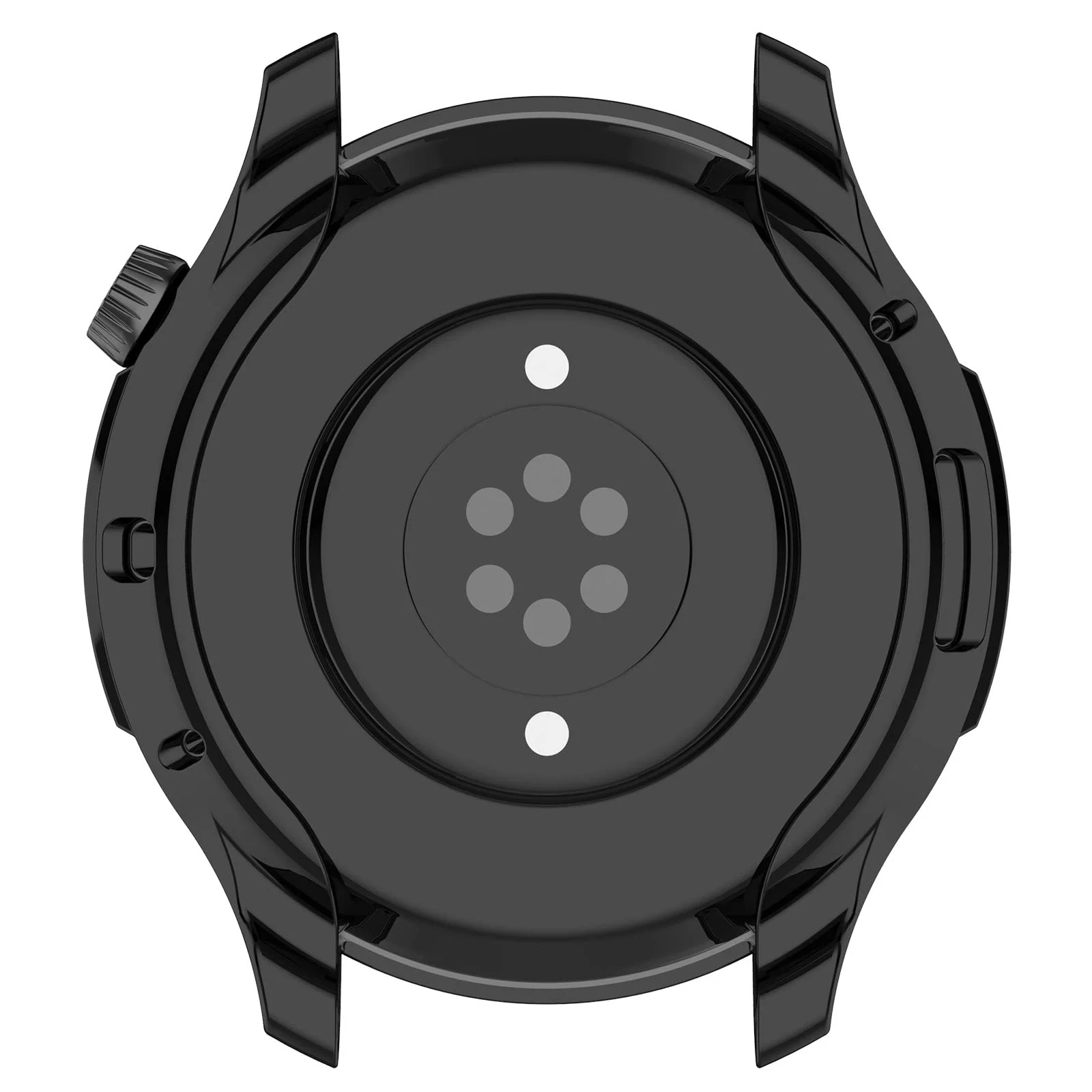DL3 Mobilak Case Compatible with Amazfit GTR 4 / GTR4 Pro Case Watch Soft TPU Shockproof Cover Slim Guard Thin Bumper Shell Protector - Black