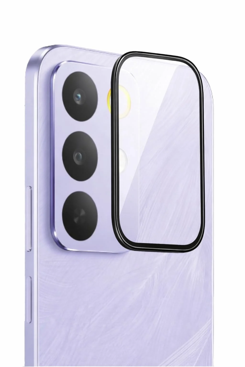 DL3 Mobilak Camera Lens Protector for realme C85 5G/4G Accessories, 9H Tempered Glass Metal Individual Ring Camera Cover Screen Protector, Case Friendly, Anti Scratch