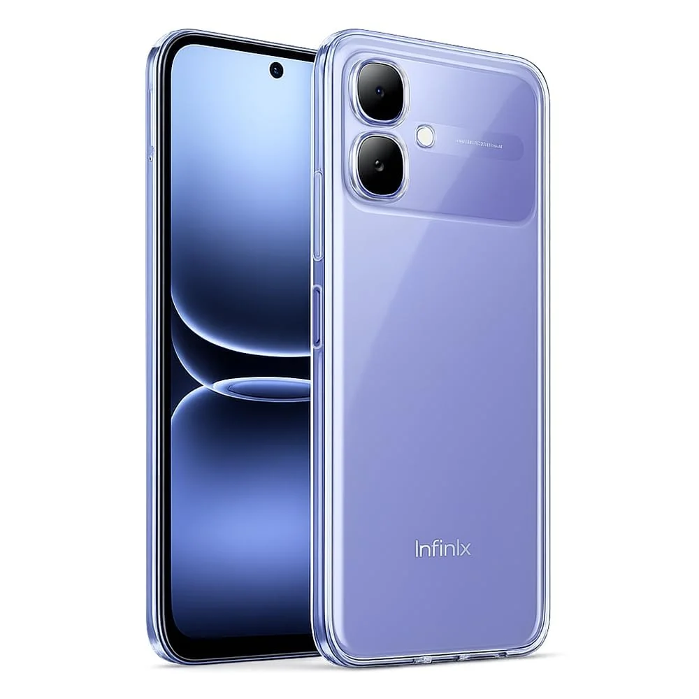 Mobigon Case Compatible with Infinix Smart 20, Case Crystal Soft TPU Gel Case Flexible Silicone Anti-Scratch Camera Protection TPU Cover - Clear