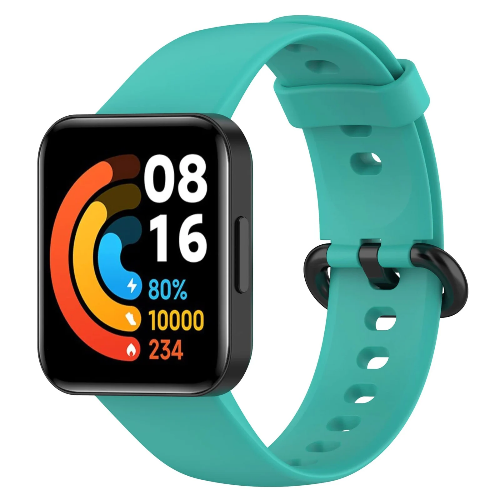 Dl3 Mobilak Strap Compatible with Xiaomi Redmi Watch 2 Lite/Poco Watch/Redmi 2/Horloge 2 - Soft Replacement Sport Silicone Strap (Deep Blue)