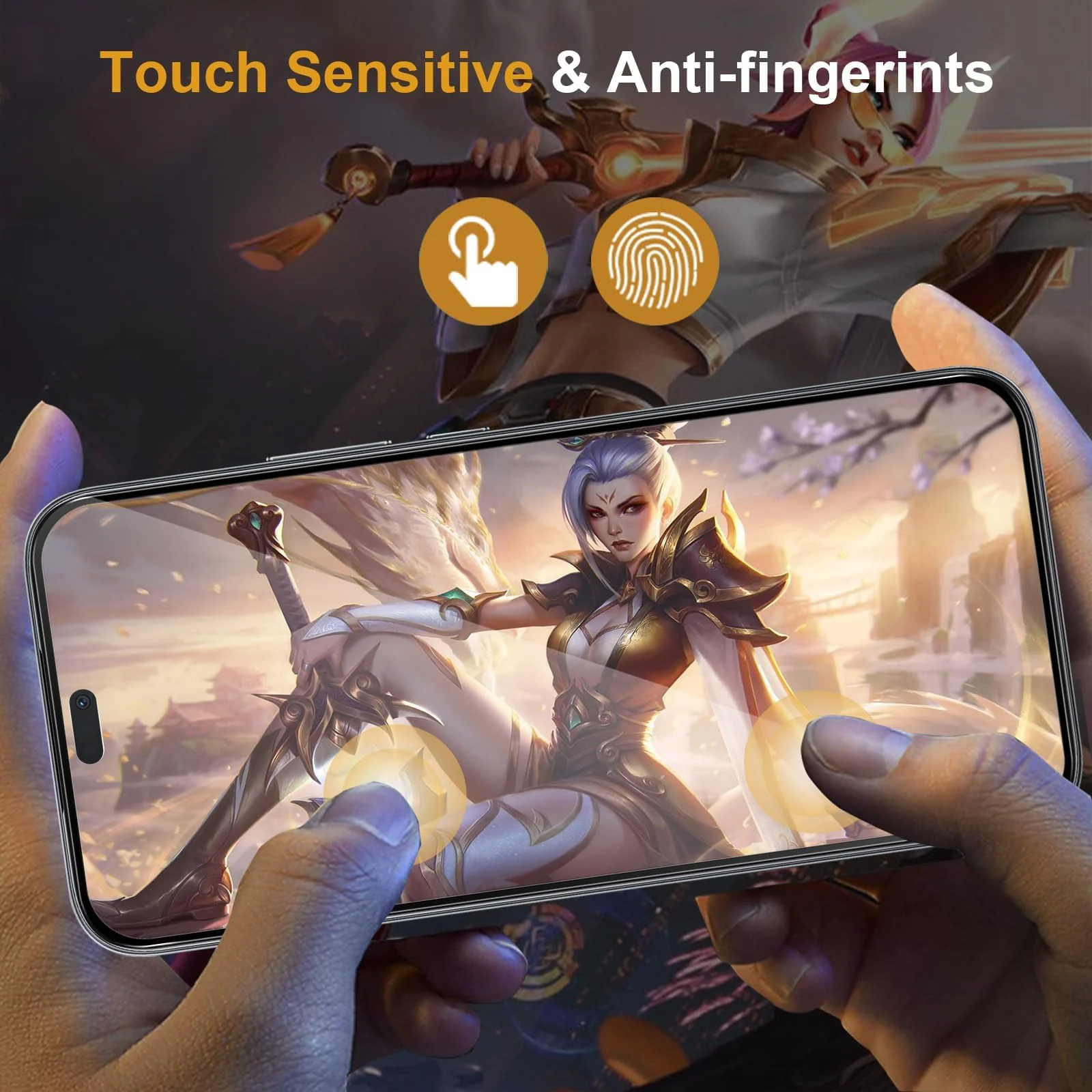 DL3 Mobilak for Honor 400 Lite/Honor X8C / Honor X8B Tempered Glass Screen Protector, 9H Hardness Anti-Scratch Tempered Glass flim, Case Friendly, Anti-Scratch - Clear