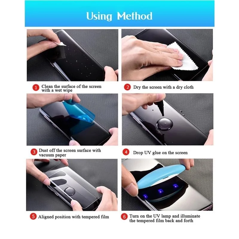DL3 Mobilak Screen Protector for Xiaomi Mi Note 10 Lite UV Glass Fingerprint Reader Support 3D Curved Anti-Spy Tempered Glass Screen Protector With Back Screen Carbon Fibre - Privacy