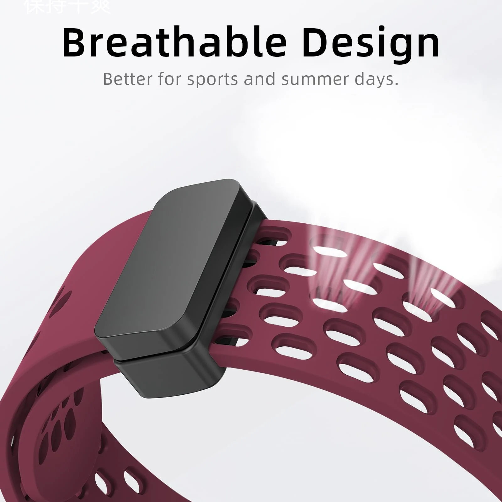 DL3 Mobilak Magnetic Bands for Apple Watch Band 49mm 46mm 45mm 44mm 42mm, Soft Silicone Magnetic Buckle Breathable Sport Watch Strap for iWatch Ultra2 Ultra SE SE2 Series 10 9 8 7 6 5 4 3 2 1 - Wine Red