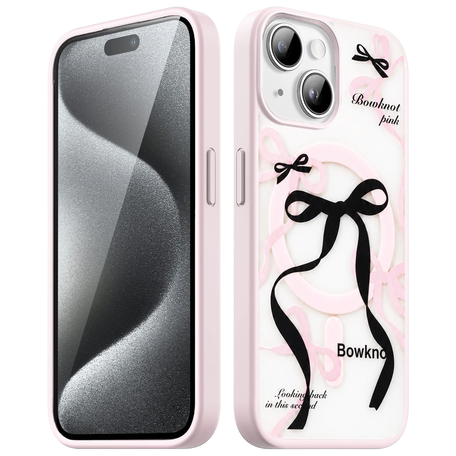 iPhone 13 / iPhone 14 6.1-Inch — DL3 MOBILAK Clear Three-Layer Protective Phone Case for Apple iPhone 13 and iPhone 14