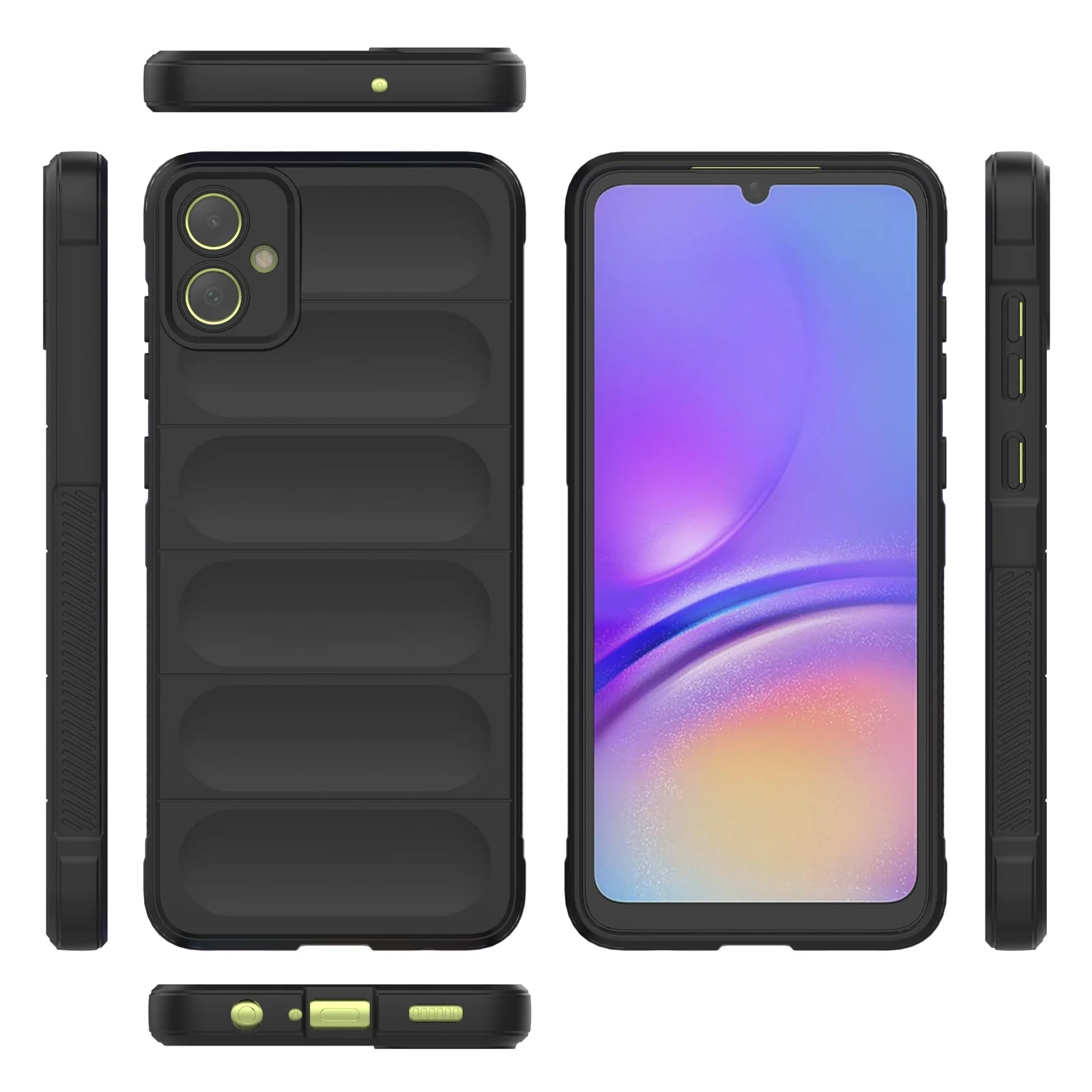 DL3 Mobilak Rugged Protective Case for Samsung Galaxy A05 / realme 11 Pro Plus, Camera protection, Shock-absorbing protection, Non-slip grip - Black