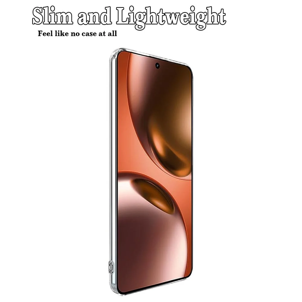 Mobigon Case Compatible with realme GT 7, Case Crystal Soft TPU Gel Case Flexible Silicone Anti-Scratch Camera Protection TPU Cover - Clear