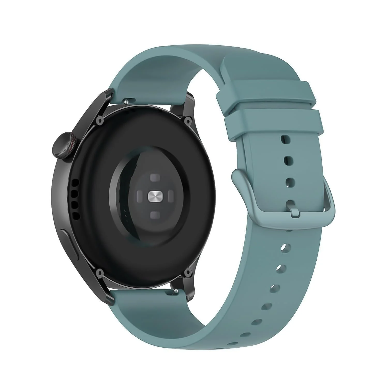 DL3 Mobilak Silicone Buckle Band 22MM Strap For Xiaomi Redmi Watch 5 Active/5 Lite/Samsung Galaxy Watch 3 45mm/Watch 46mm/Gear S3/Huawei watch GT5 GT4 GT3 GT2 GT 46MM/GT2E/GT3 Pro GT 5 Pro - Pine Green