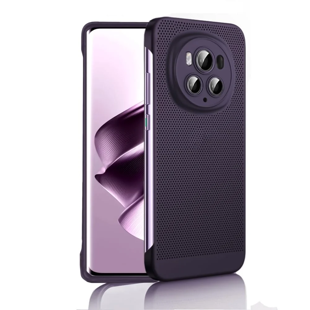 DL3 Mobilak PC Protective Case for Honor Magic 6 Pro Case 5G (2024) with Camera Protection and Shockproof Design - Purple