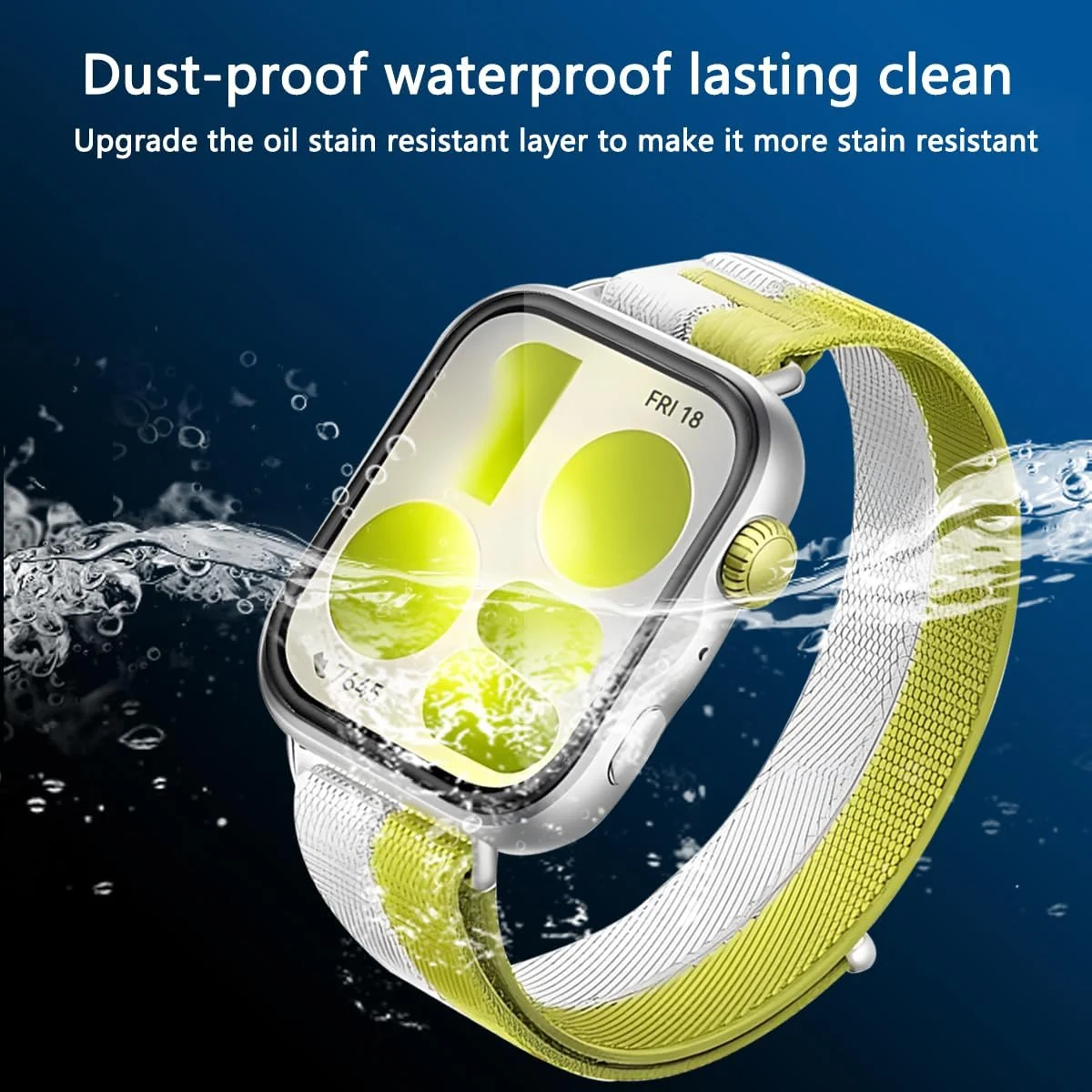DL3 MOBILAK 3D Curved Soft Watch Screen Film for Huawei Watch Fit 5, Clear
