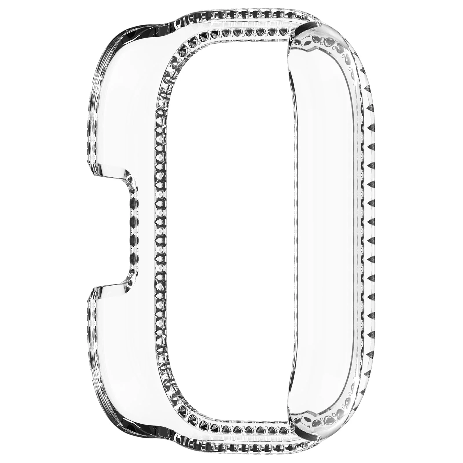 DL3 Mobilak Glitter Rhinestone Protective Case for Xiaomi Redmi Watch 5 Active - Clear