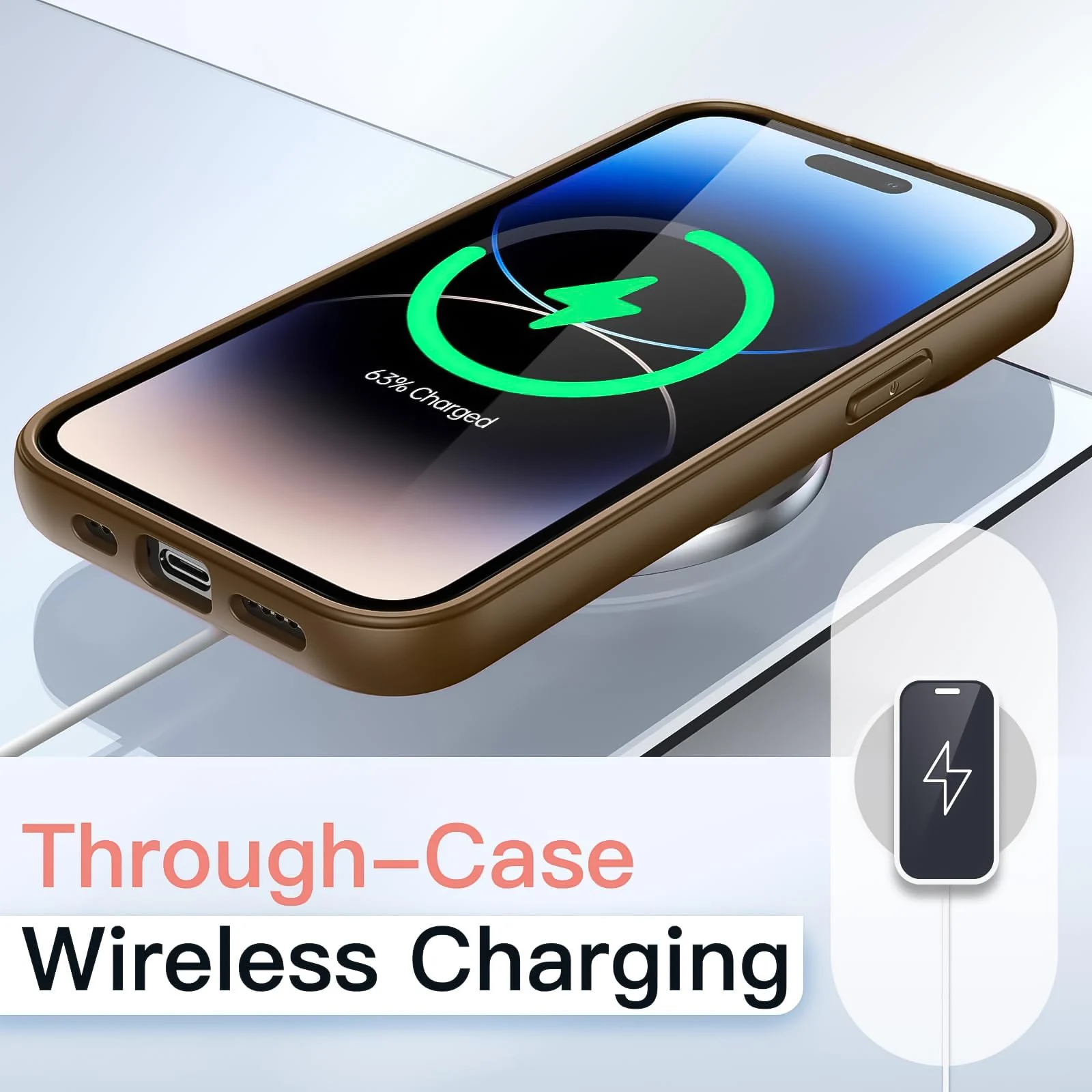 DL3 Mobilak Clear Protective Case for iPhone 13 Pro - Desert