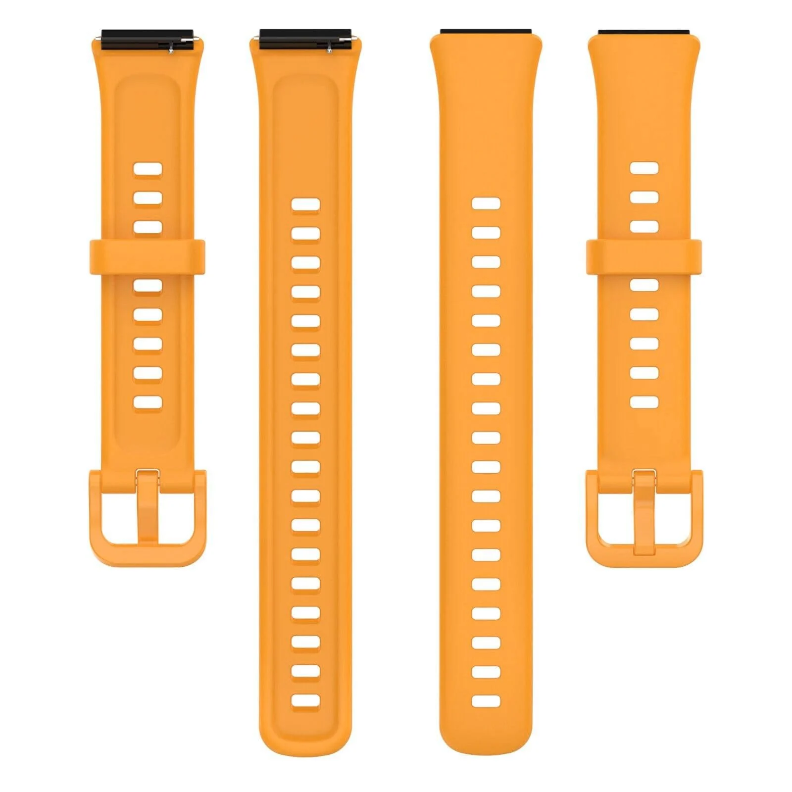DL3 Mobilak Smart Watch Strap for Huawei Band 7, Sport Silicone Watch Band Wrist Strap, Replacement Bracelet Wristband Wrist Strap for Huawei Band 7 Accessories - Orange