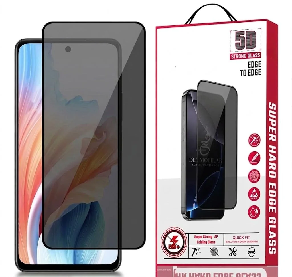DL3 MOBILAK Anti-Spy 9H Tempered Glass Screen Protector for Huawei Y9s and Y9 Prime - Black