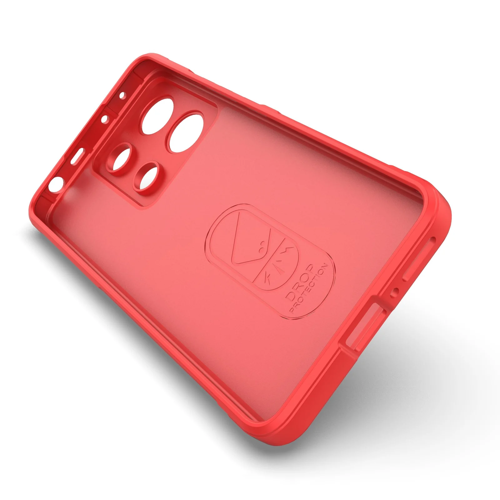 DL3 Mobilak Rugged Protective Case for Xiaomi Redmi Note 13 4G, Camera protection, Shock-absorbing protection, Non-slip grip - Red