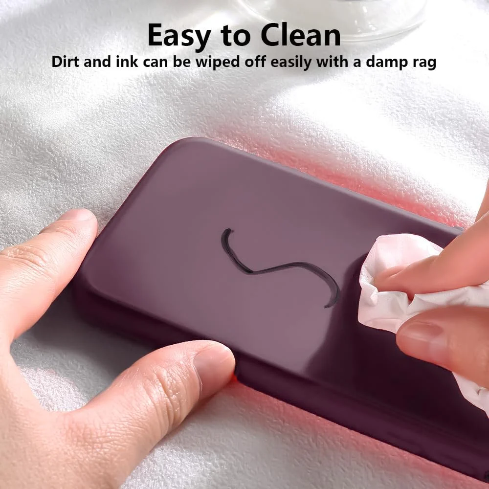 DL3 Mobilak Soft Silicone Gel Bumper Case for Samsung Galaxy S21 Ultra 5G - Wine Red