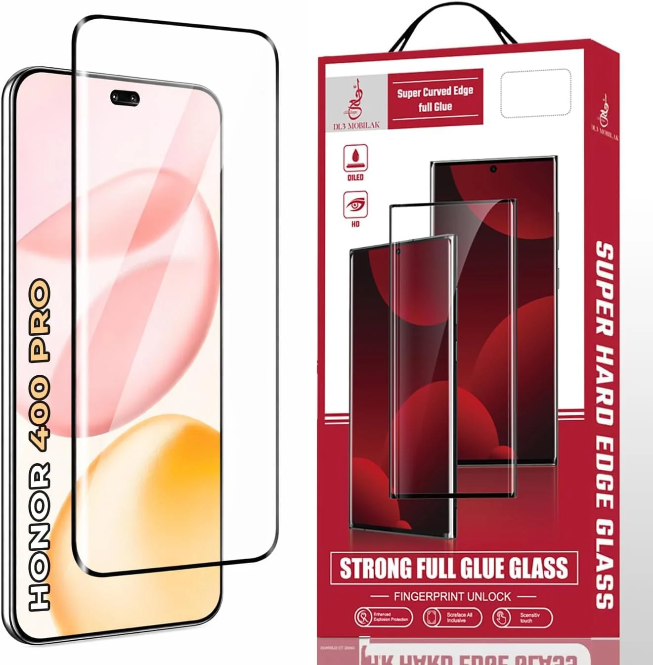 DL3 MOBILAK 9H Tempered Glass Screen Protector for Honor 400 Pro 5G - Clear