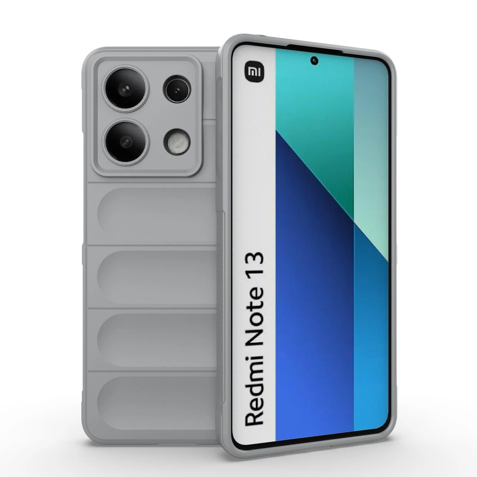 DL3 Mobilak Rugged Protective Case for Xiaomi Redmi Note 13 4G, Camera protection, Shock-absorbing protection, Non-slip grip - Gray